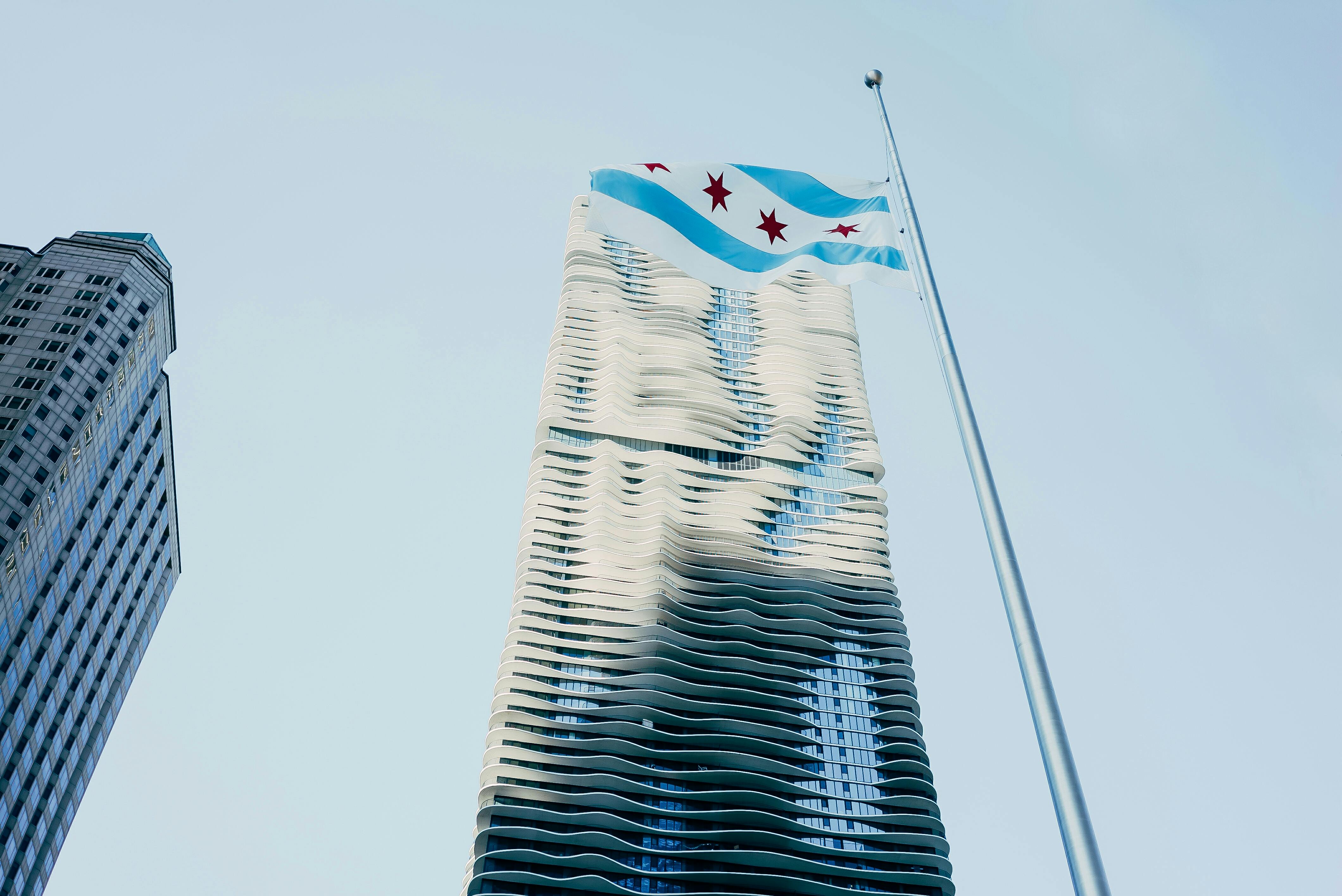 Free stock photo of chicago flag