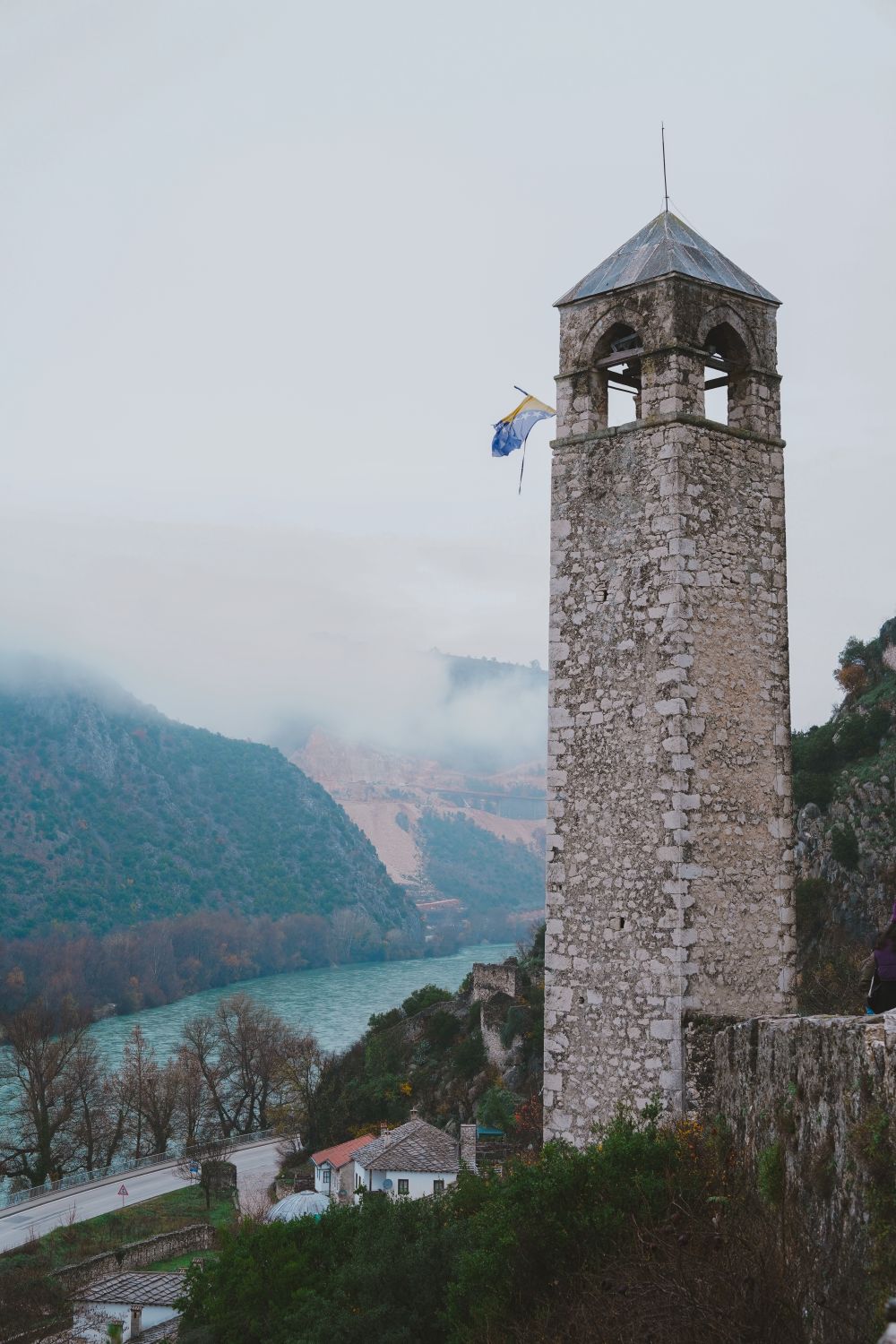 Sahat Kula Clock Tower In The Medieval Citadel Of Pocitelj Bosnia And sahat-kula-clock-tower-in-the-medieval-citadel-of-pocitelj-bosnia-and