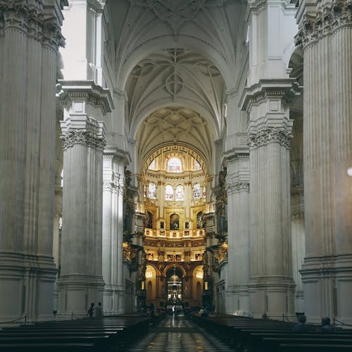 Lighted Church Interior