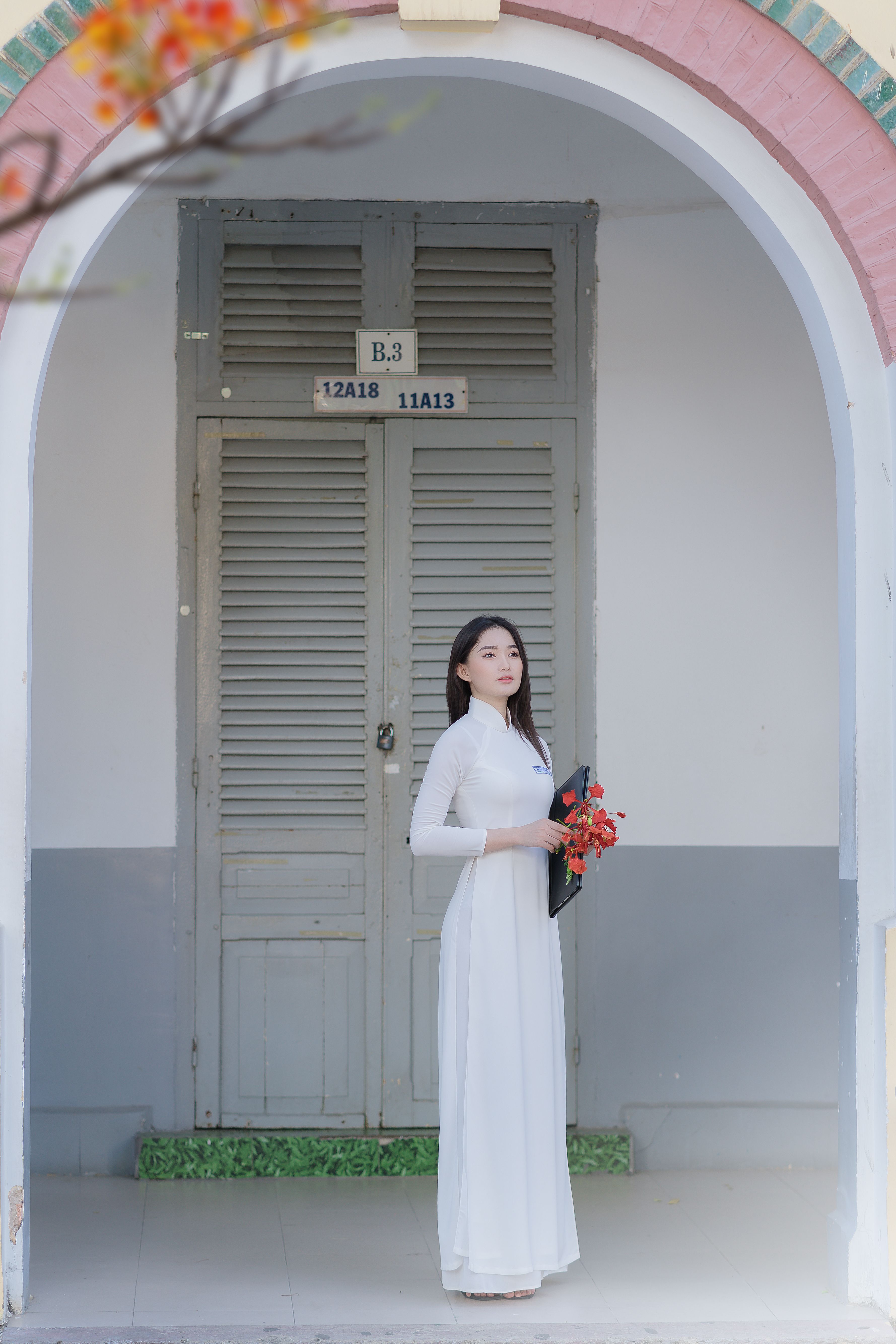 Young Woman Wearing a White Dress · Free Stock Photo
