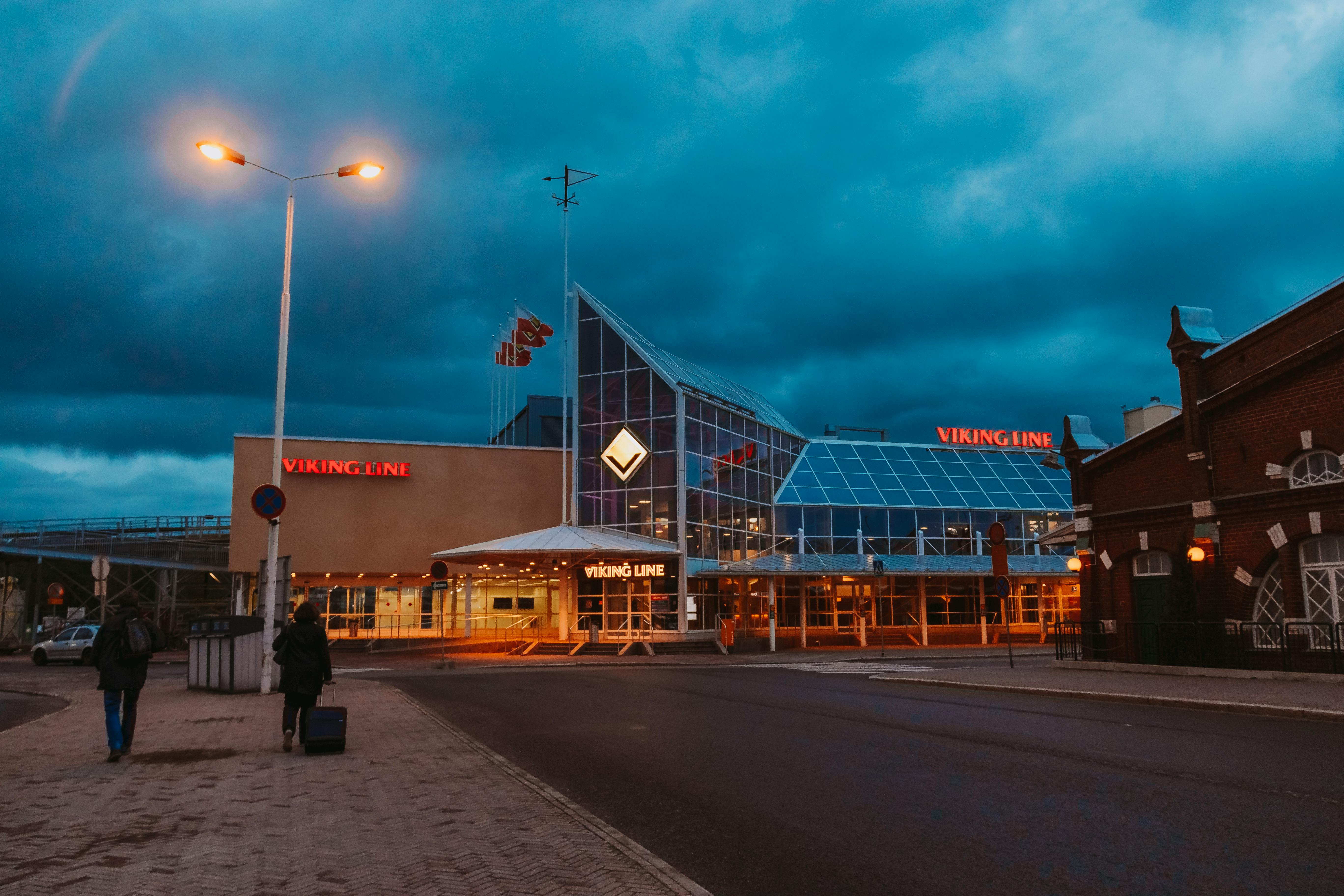 Viking Line Terminal Building in Turku, Finland