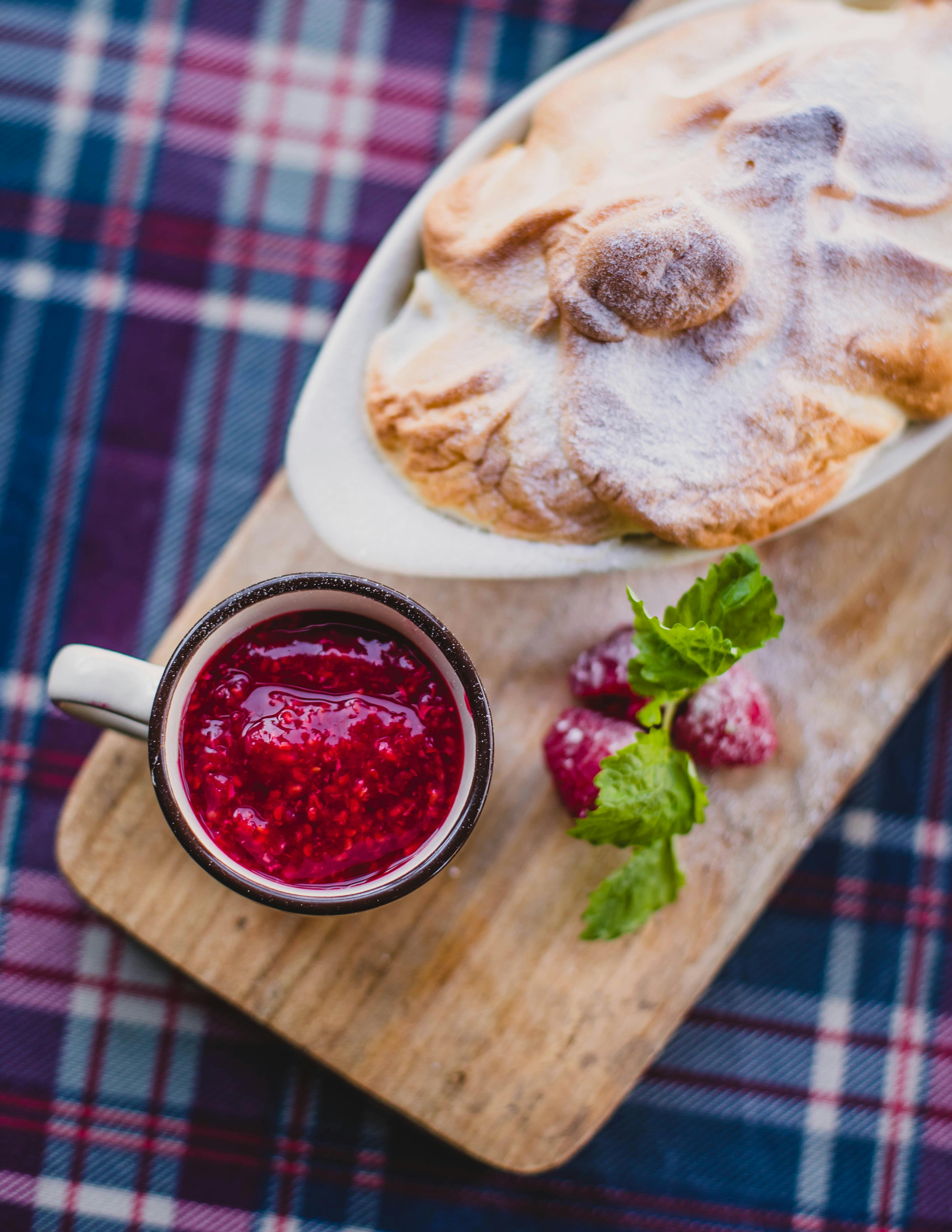 brown pastry on bowl