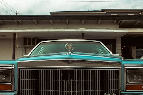 Close-up of a Cadillac Vintage Car 