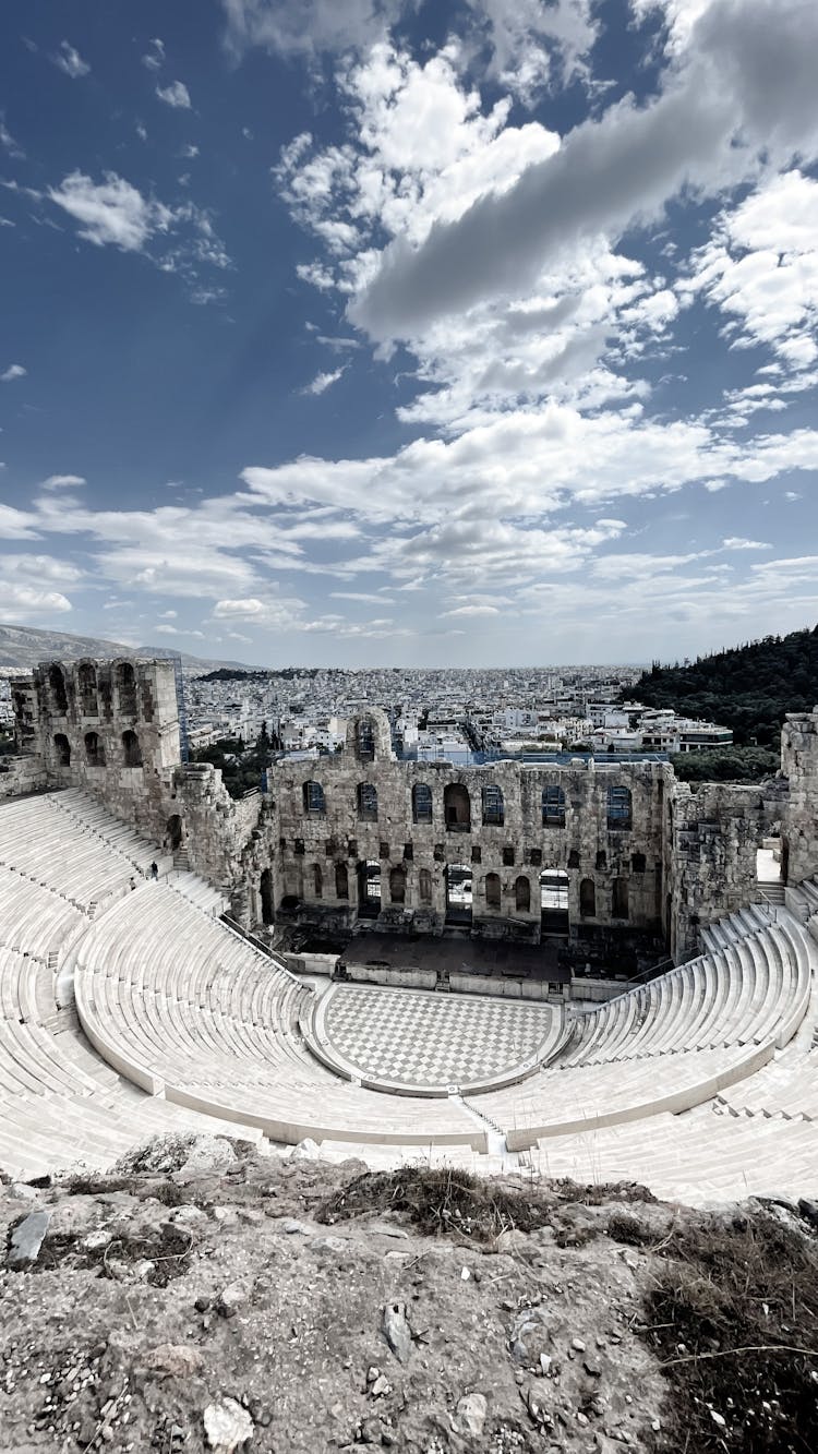 Ancient Amphitheater In Athens