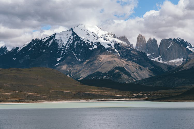 Mountain Covered With Snow