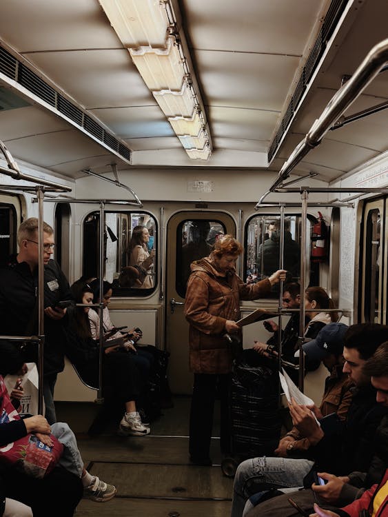 A Crowded Subway Free Stock Photo A Crowded Subway Free Stock Photo