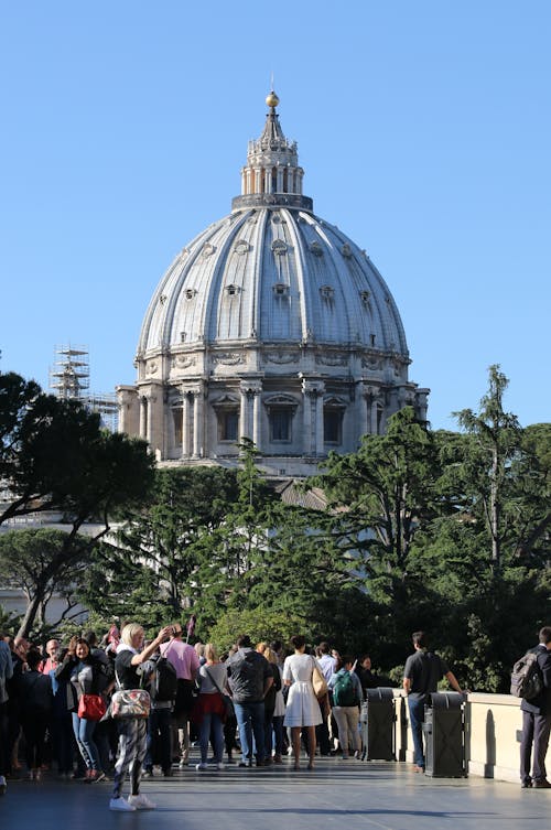 Бесплатное стоковое фото с базилика, ватикан, вертикальный выстрел