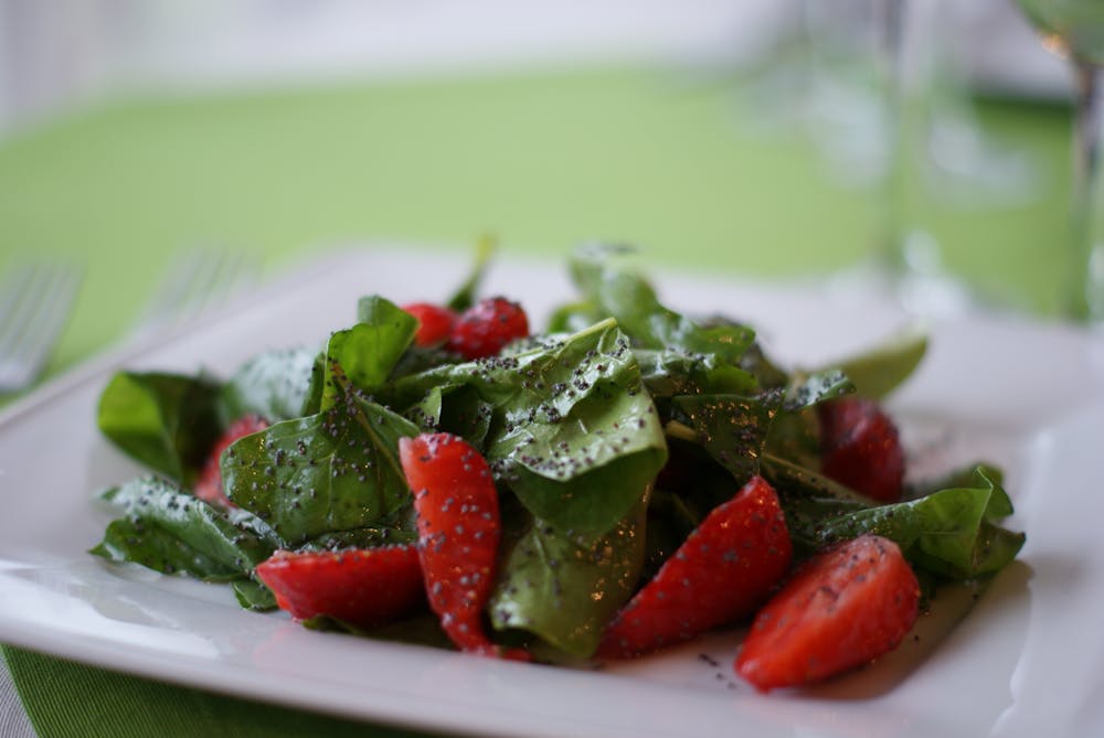 Strawberry Spinach Salad with Poppy Seed Dressing