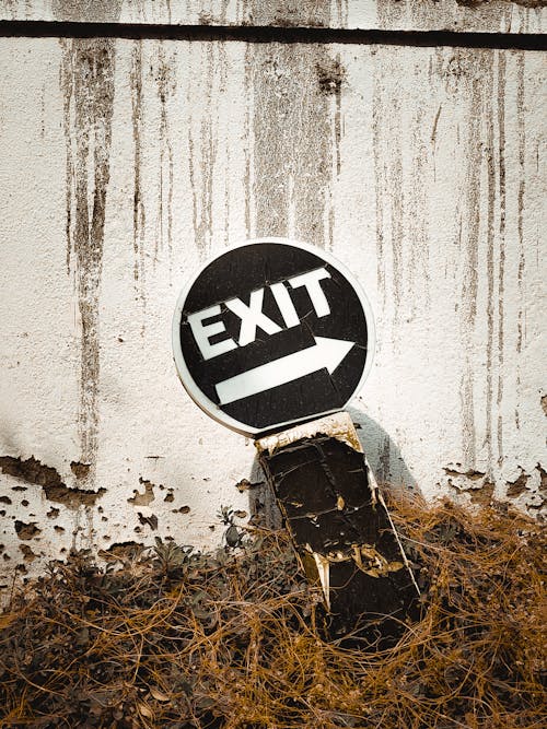 Free stock photo of emergency exit, old