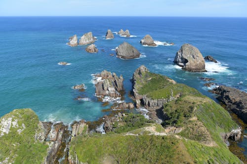 View of the Nugget Point, New Zealand