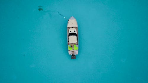 Boat on Caribbean Sea