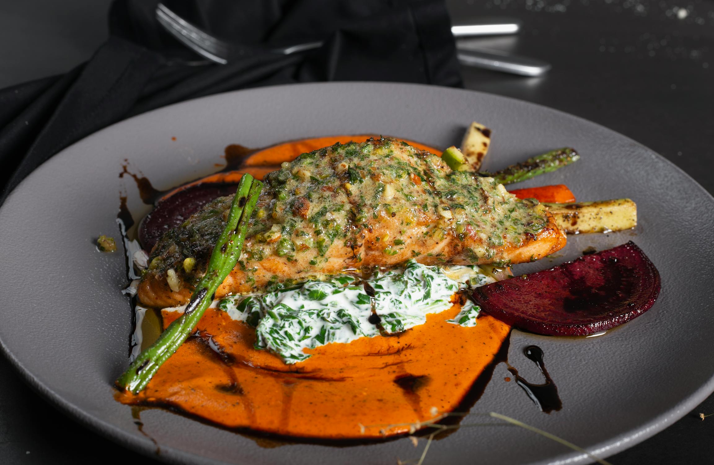 Fish Dinner on a Plate
