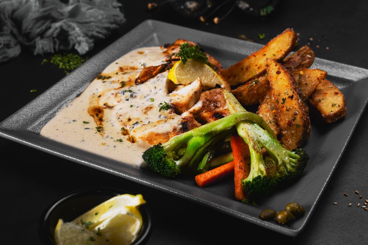 Garlic-Herb Roast Chicken & Vegetables