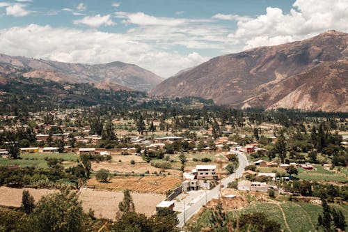 Rural Valley in the Mountains