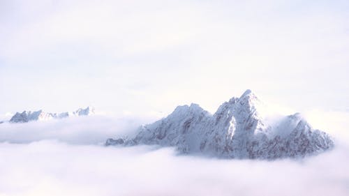 White Clouds over Mountains