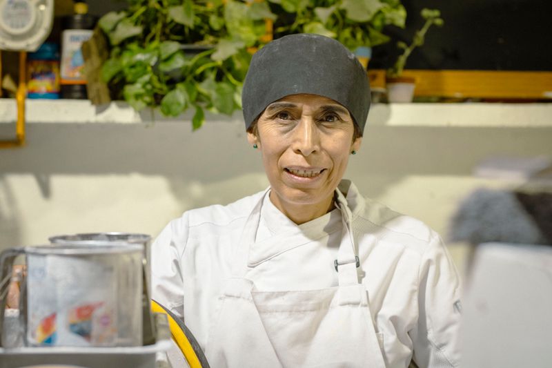 Sana Patel, kitchen lead at Grounded Coffee Co.