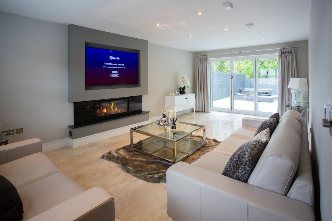 Luxury Living Room Real Estate Modern