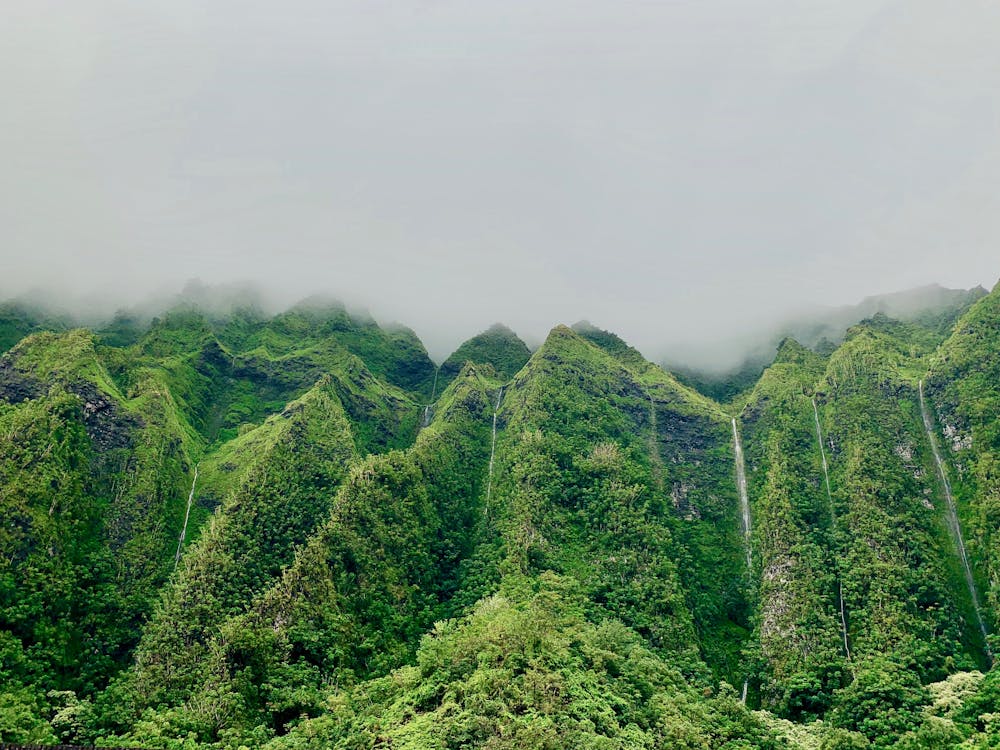 Aerial Photography of Mountain