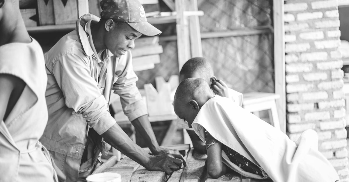 Young women learning tailoring skills at Christ Embassy vocational center in Ho, Volta Region