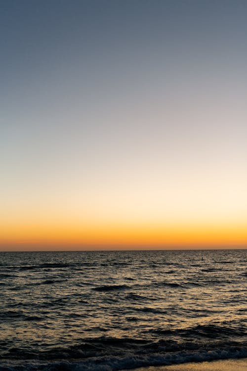 View of a Sea at Sunset 