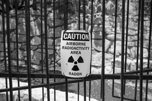 Free Radioactivity Caution Sign Stock Photo