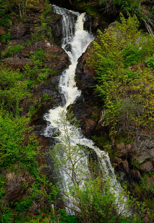 Waterfall on Hillside