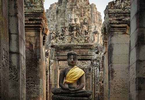 Δωρεάν στοκ φωτογραφιών με άγαλμα, αντίκα, βουδισμός