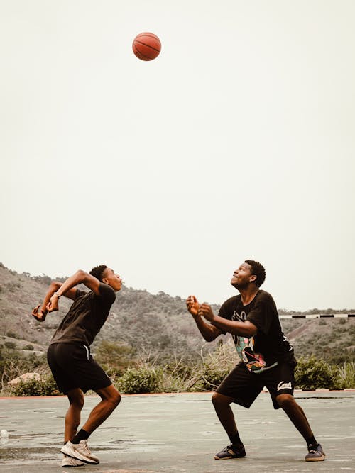 Kostenloses Stock Foto zu basketball, gericht, hüpfen