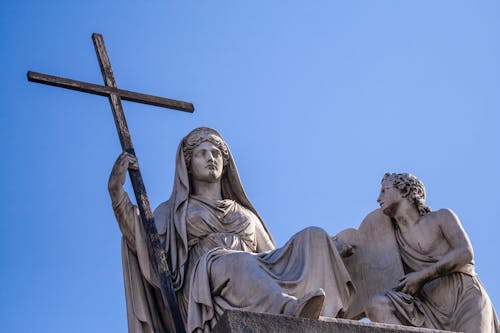Statue with Cross