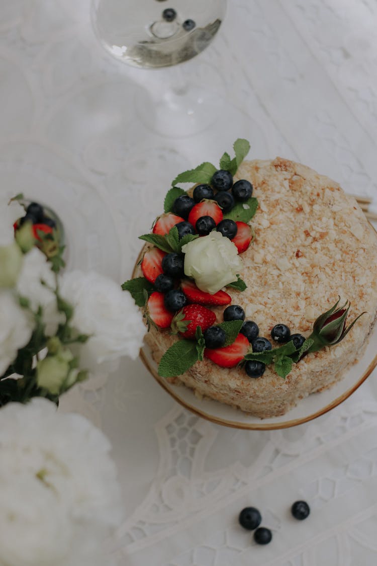 Cake With Fruits