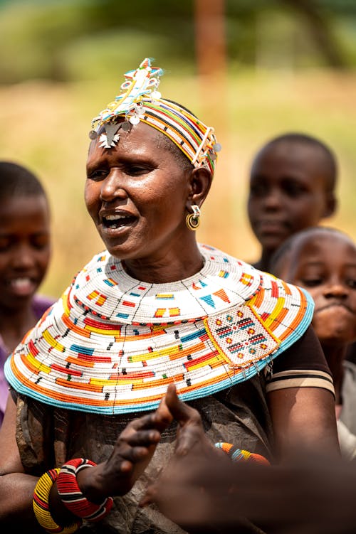 Kostnadsfri bild av afrikansk kvinna, afrikansk stamkultur, afrikanska folket