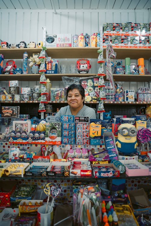 Woman Working in Store