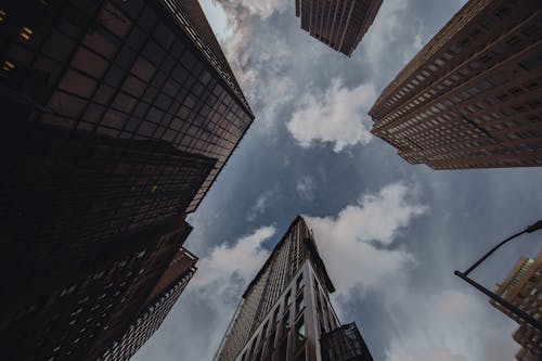 Fotografia De Baixo ângulo De Edifícios