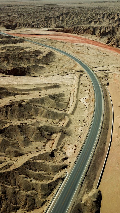 Imagine de stoc gratuită din arid, drum, fotografie cu drona