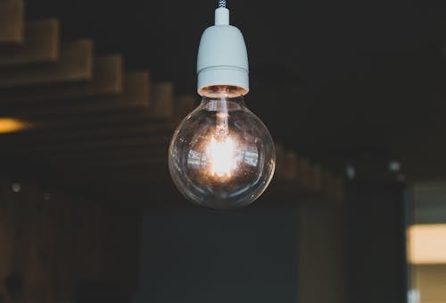 Free Close-up of a Light Bulb  Stock Photo