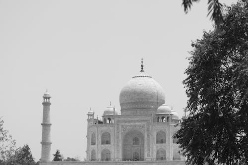 Taj Mahal in Black and White