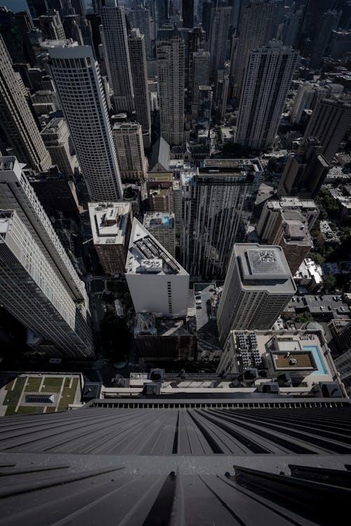 คลังภาพถ่ายฟรี ของ จากข้างบน, ตัวเมือง, ตึก