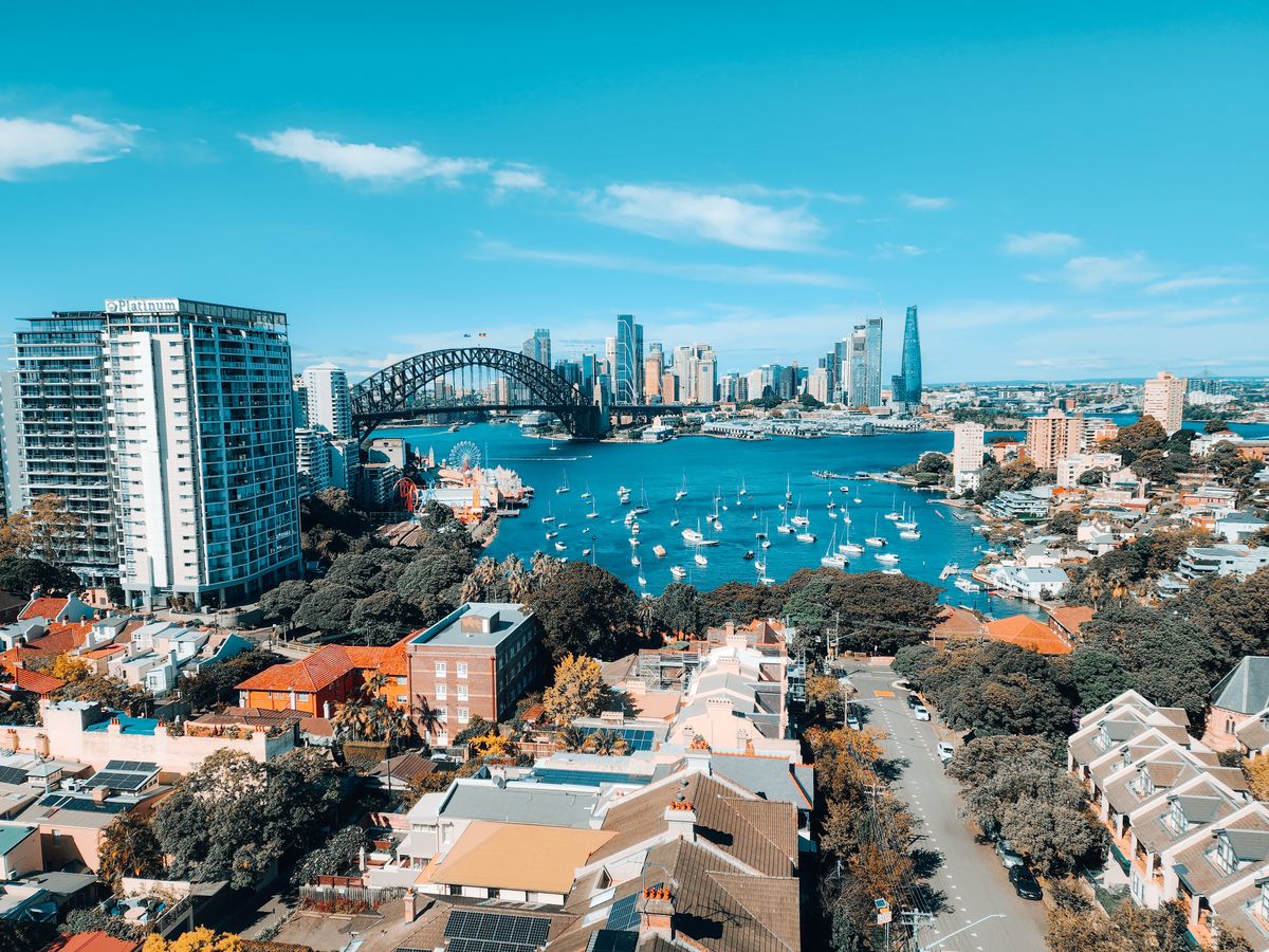 Sydney et son port en Australie