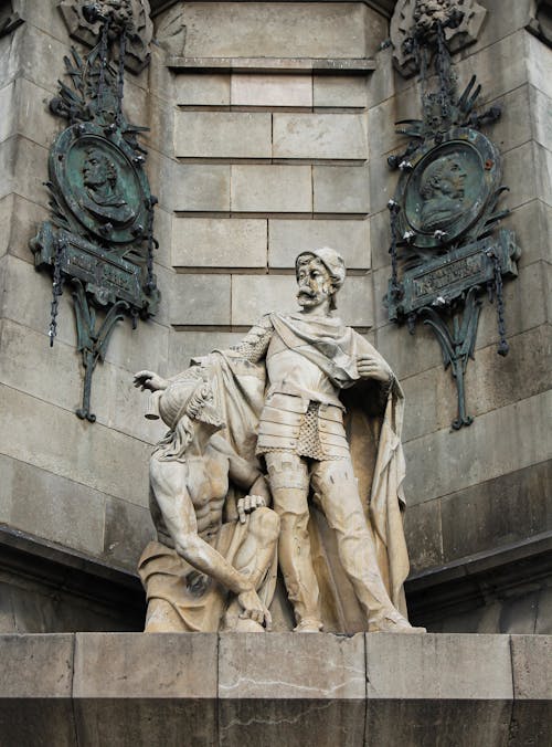 ⁨哥伦布纪念碑⁩, 地標, 垂直拍摄 的 免费素材图片