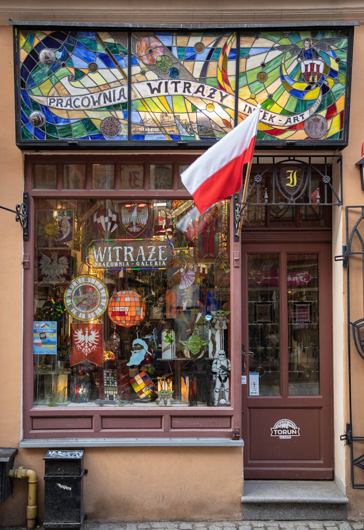 Store With Stained Glass 