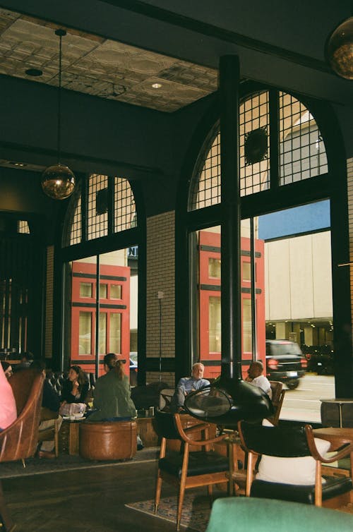 People Sitting in Cafe