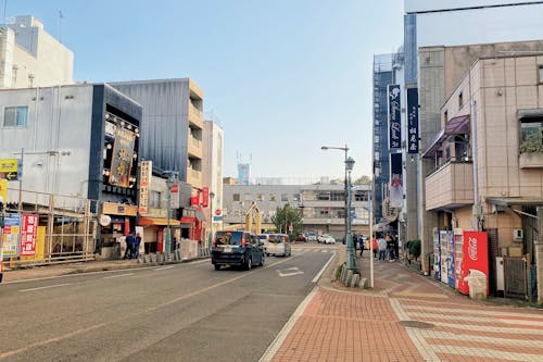 Street in Town in Japan