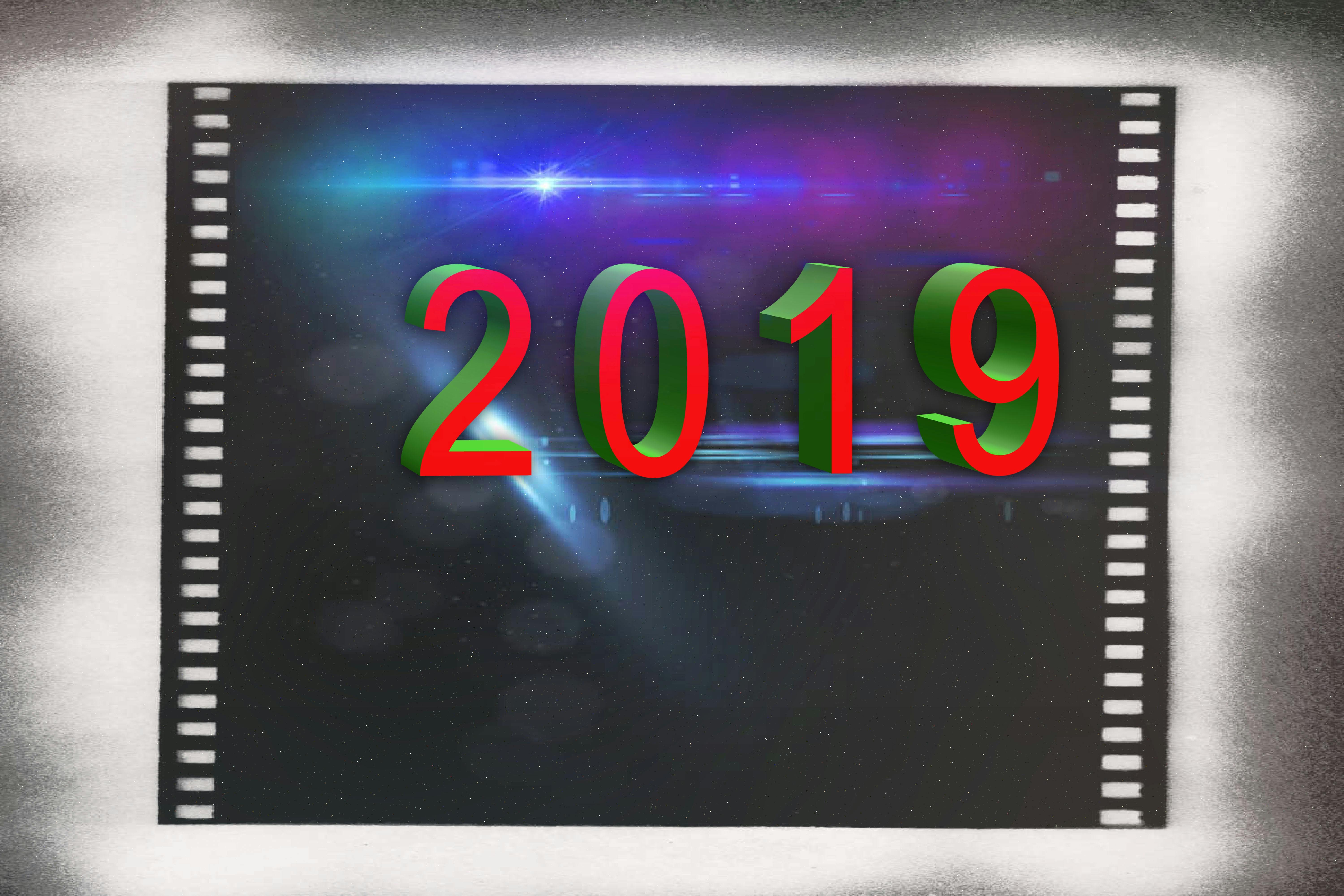 Free stock photo of background, happy new year 2019, new year