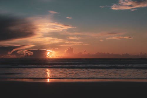 Foto De La Playa Al Atardecer