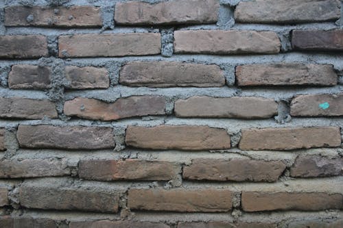 Brown Bricked Wall