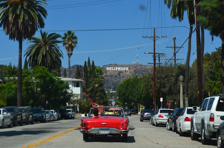 Red Car On The Road