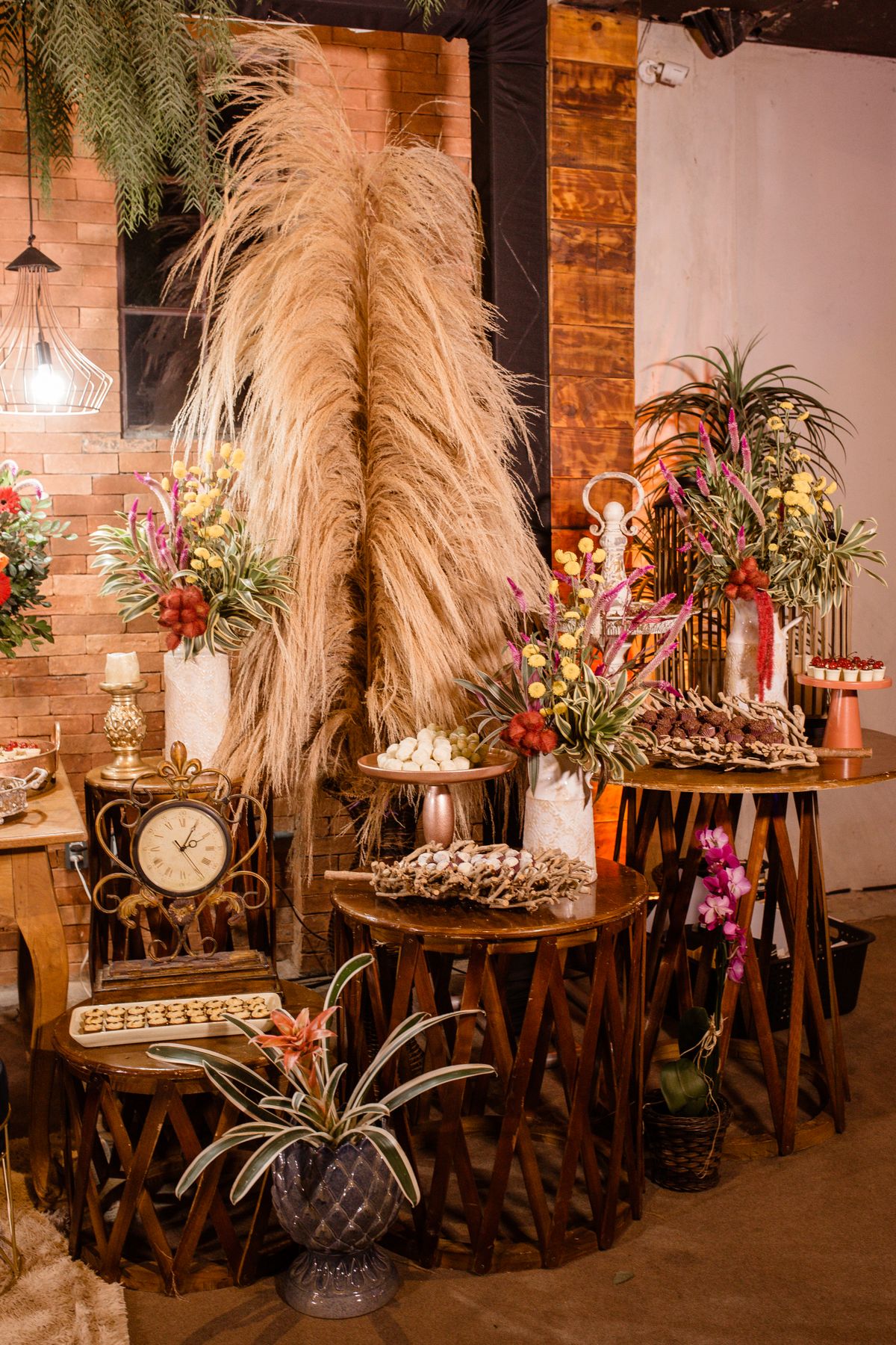 Luxury wedding reception decor
