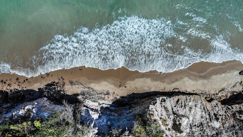 Foto De La Vista Superior De La Playa