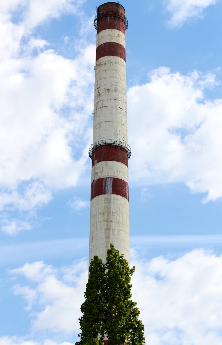 Tall Industrial Chimney