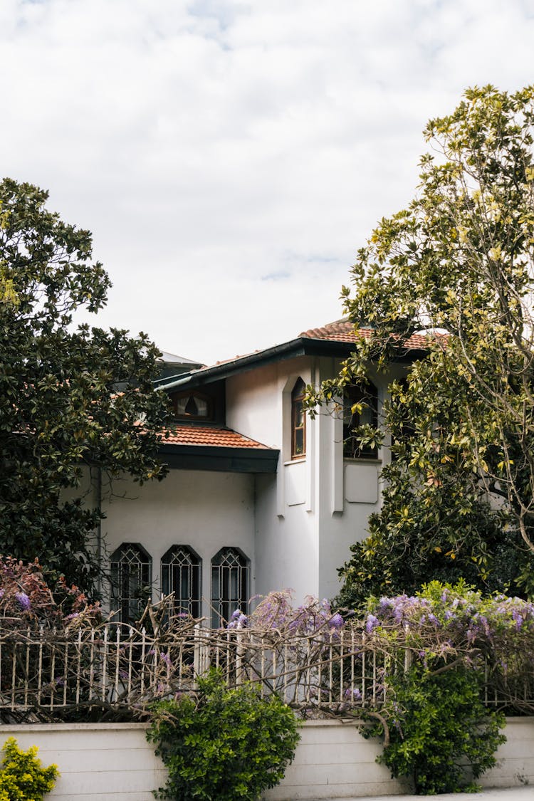 Overcast Over House